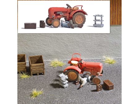 Busch HO Action Set: Traktorreparatur