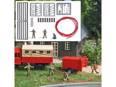 Busch HO Action Set: Feuerwehrmannscha
