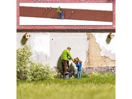 Busch HO Action Set: Nistkasten aufhän