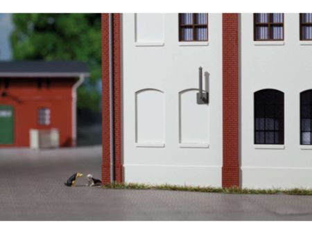 Auhagen H0 Blindfenster geputzt