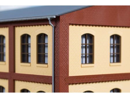 Auhagen H0 Ecksäulen Obergeschoss rot