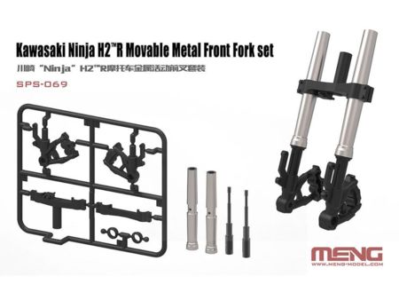 MENG MODEL  1/9 Kawasaki Ninja H2 R, Vordergabel