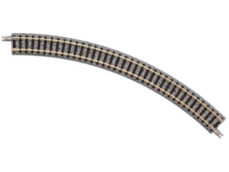 TOMYTEC 4 Gleise, gebogen, in Schotterbettung, 45°, r 243 mm