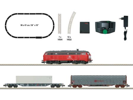 Minitrix Startpackung Güterzug