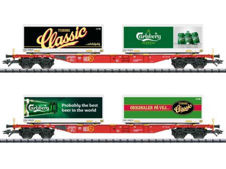 Trix HO Wagen-Set Tuborg/Carlsberg