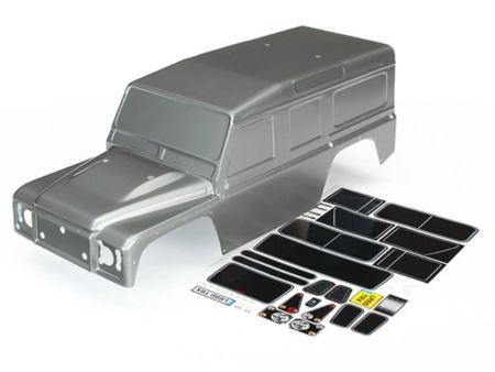 TRAXXAS Karo, Land Rover Defender, graphite silber +Decals