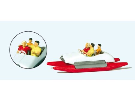 Preiser HO Familie im Tretboot (2)
