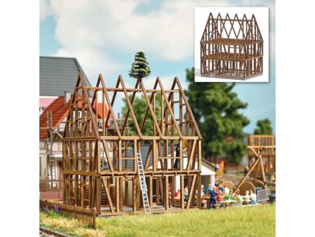Busch HO Fachwerkhaus Rohbau