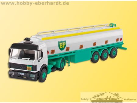 Kibri H0 MB 2-achs Zugmaschine mit Tankauflieger BP