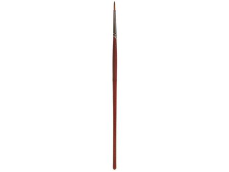 Faller Rundpinsel mit brauner Spitze, synthetisch, Größe 1
