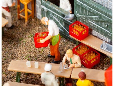 Faller  HO  4 Getränkekisten mit Saftflaschen