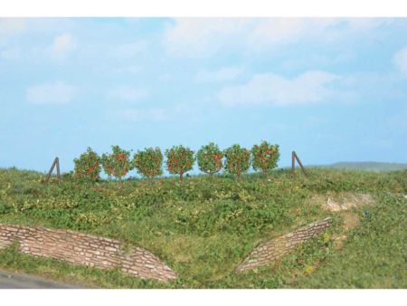 Heki  Spalierobst, 36 Stück ca. 2,5 cm incl.Spannpfosten