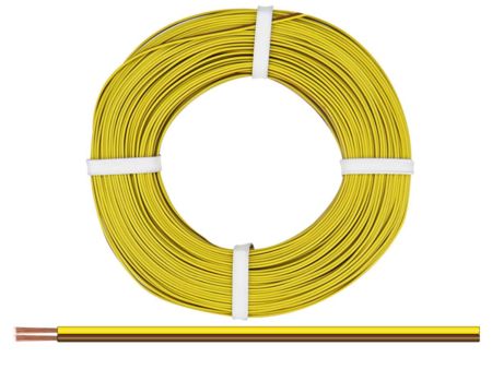 225-380 - Zwillingslitze 0,25 mm² / 50 m gelb-braun