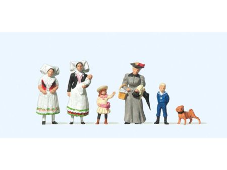 Preiser HO Spreewälder Gruppe. Um 1900