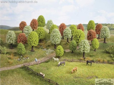 NOCH H0/TT Frühlingsbäume 10 St.