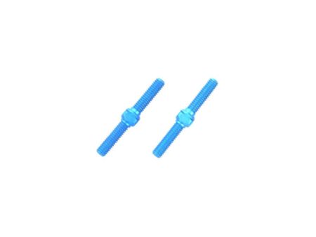 Tamiya Li/Re-Gewindestange 3x23mm (2) Alu blau