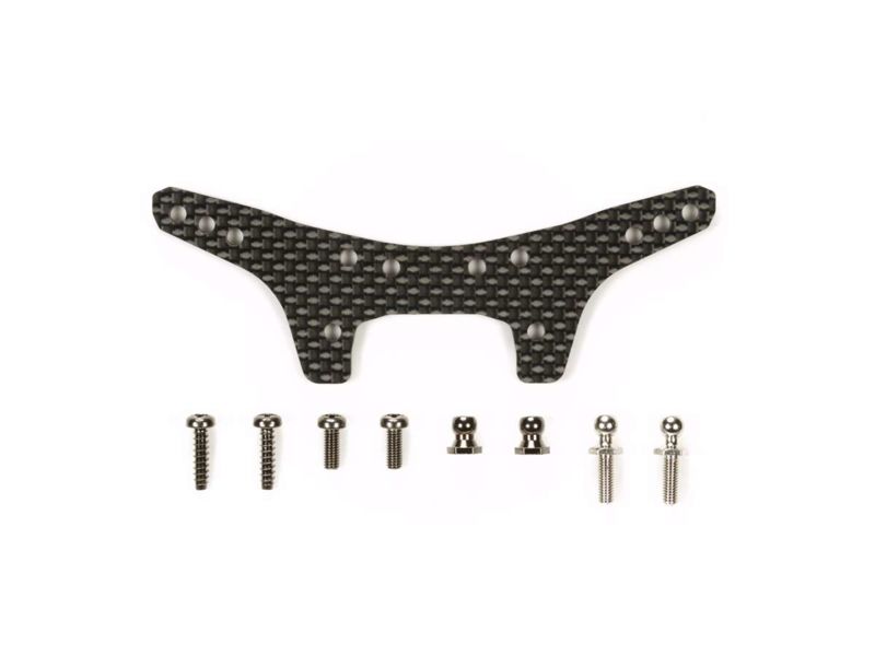 Tamiya DT-03 Dämpferbrücke Carbon hinten