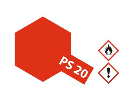 Tamiya PS-20 Neon Rot Polycarbonat 100ml