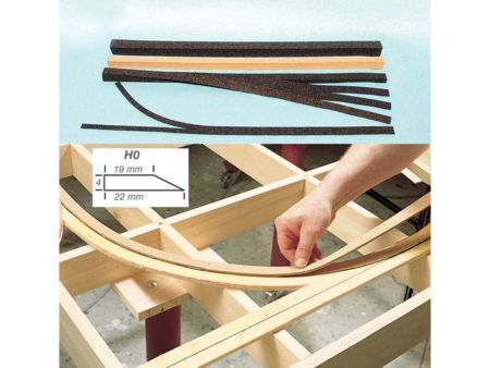 Heki  Gleisbettungen Superflex H0 3,60 m