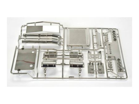 Tamiya Q-Teile Kühlergrill chrom Grand Hauler