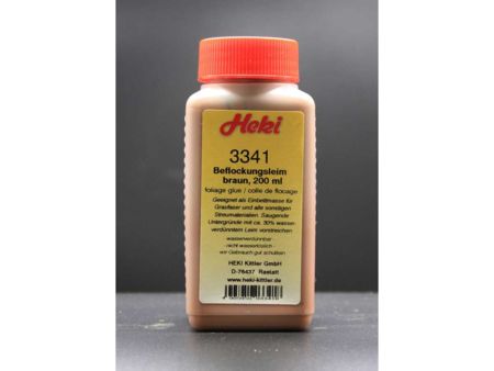 Heki  Beflockungsleim braun, 200 ml
