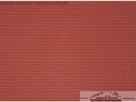 Kibri H0 Biberschwanzdachplatte ,L ca. 20 x B 12 cm