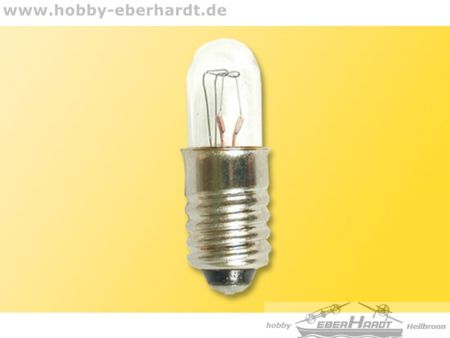 Viessmann Glühlampen weiß E 5,5, Ø 5 mm, 18 V, 40 mA,5 Stück