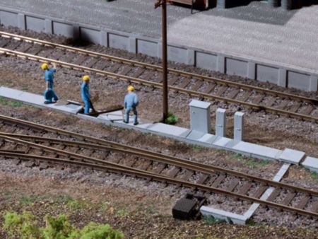 Auhagen H0 Kabelkanäle + Schaltkästen