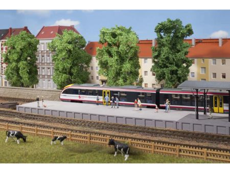 Auhagen H0 Bahnsteig ohne Überdachung