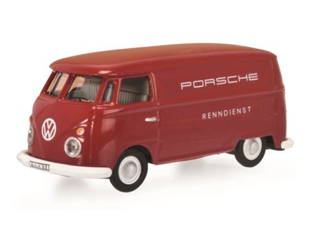 Schuco VW T1 PORSCHE rot 1:87