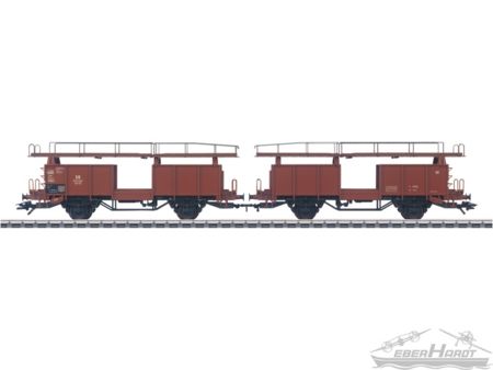 Märklin  HO  Autotransportwagen-Paar DB