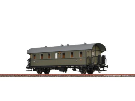 BRAWA  H0 Einheits-Durchgangswagen Ci-28 DRG II DC
