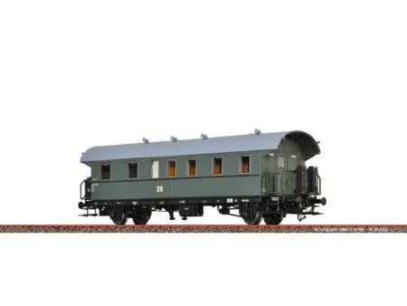 BRAWA  H0 Einheits-Durchgangswagen Biptr DR III DC