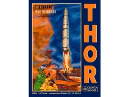 GLENCOE 1/87 THOR Rakete mit Abschuss-Basis