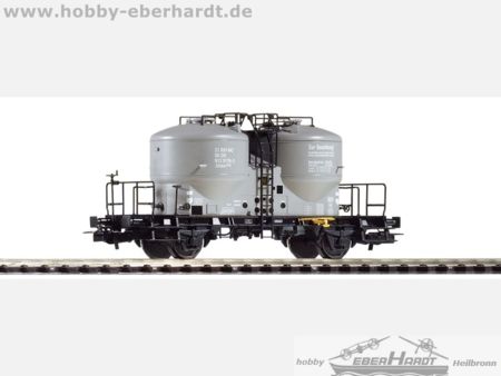 Piko HO Zementsilowagen Ucs9120, schwarzer Rahmen DR IV