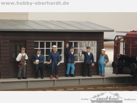 Piko HO Figurenset Bahnpersonal 6-teilig