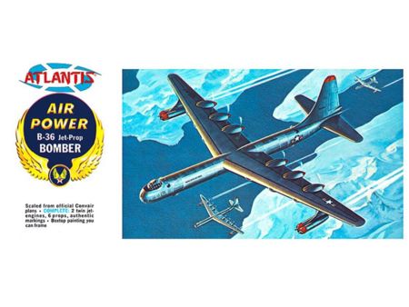Atlantis 1/184 B-36 Prop Jet Peacemaker mit Drehständer