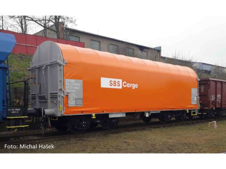 PIKO  HO 2er Set Schiebeplanenwg. Orange VKS VI