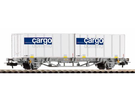 Piko HO Postcontainerwagen mit 2x 20 Container Cargo Domino 