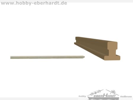 Märklin  1  Schienenprofil Neusilber 1m