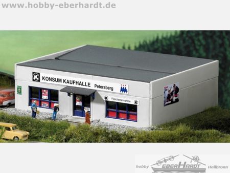 Piko Plattenbau Kaufhalle Petersberg