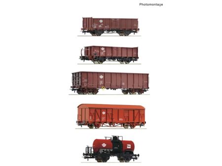 Roco HO 5-tlg. Set: Güterzug, MAV