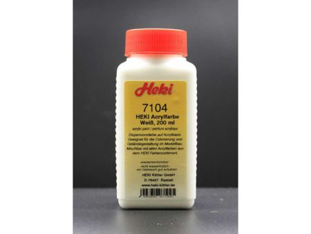 Heki  Acrylfarbe Weiß, 200 ml