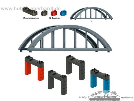 Märklin  my world  Bausteinset Hochbahn-Brücke