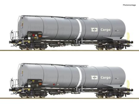Roco HO 2-tlg. Set: Kesselwagen, CD   