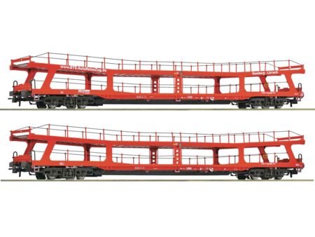 Roco HO 2-tlg. Set: Autotransportwagen, BTE
