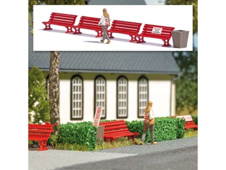 Busch HO Action Set: Frisch gestrichen