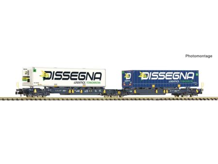 Fleischmann  Spur N Doppeltaschen-Gelenkwagen T2000, Wascosa