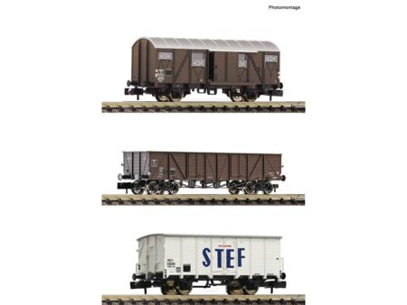 Fleischmann 3-tlg. Set Güterwagen SNCF    