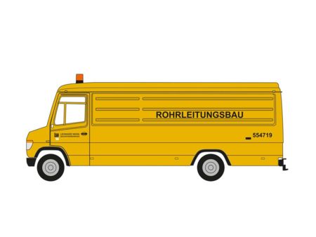 Herpa HO  MB T2 Vario Kasten L.Weiss